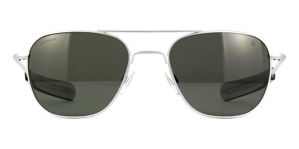American Optical Original Pilot C4 BT SM GNG-P Matte Silver Polarised - As Seen On Johnny Depp & Greg Kinnear