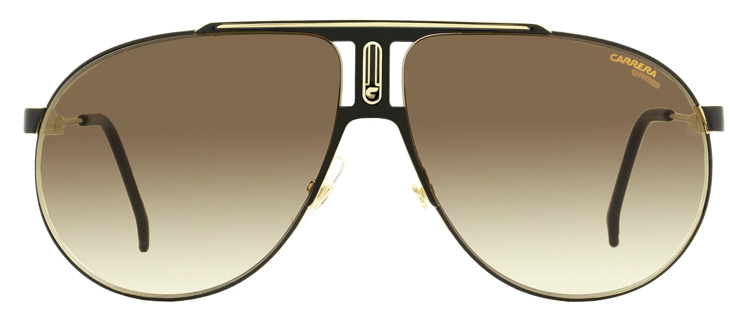 Carrera Unisex Pilot Sunglasses Panamerika 65 2M2HA Black/Gold 65mm