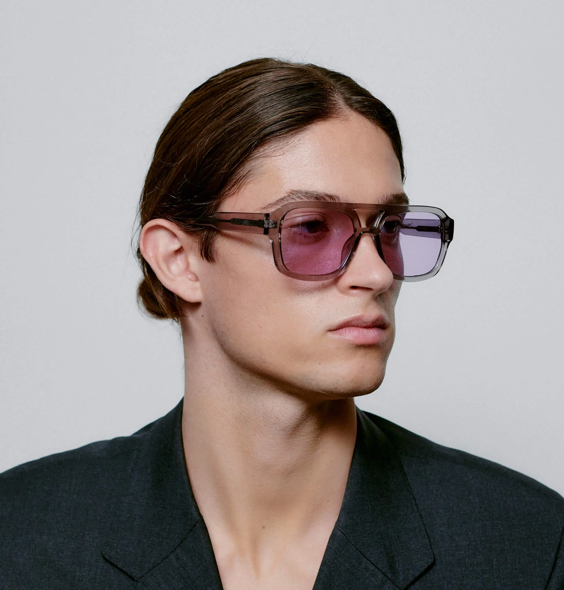 Kaya Sunglasses - Grey Transparent