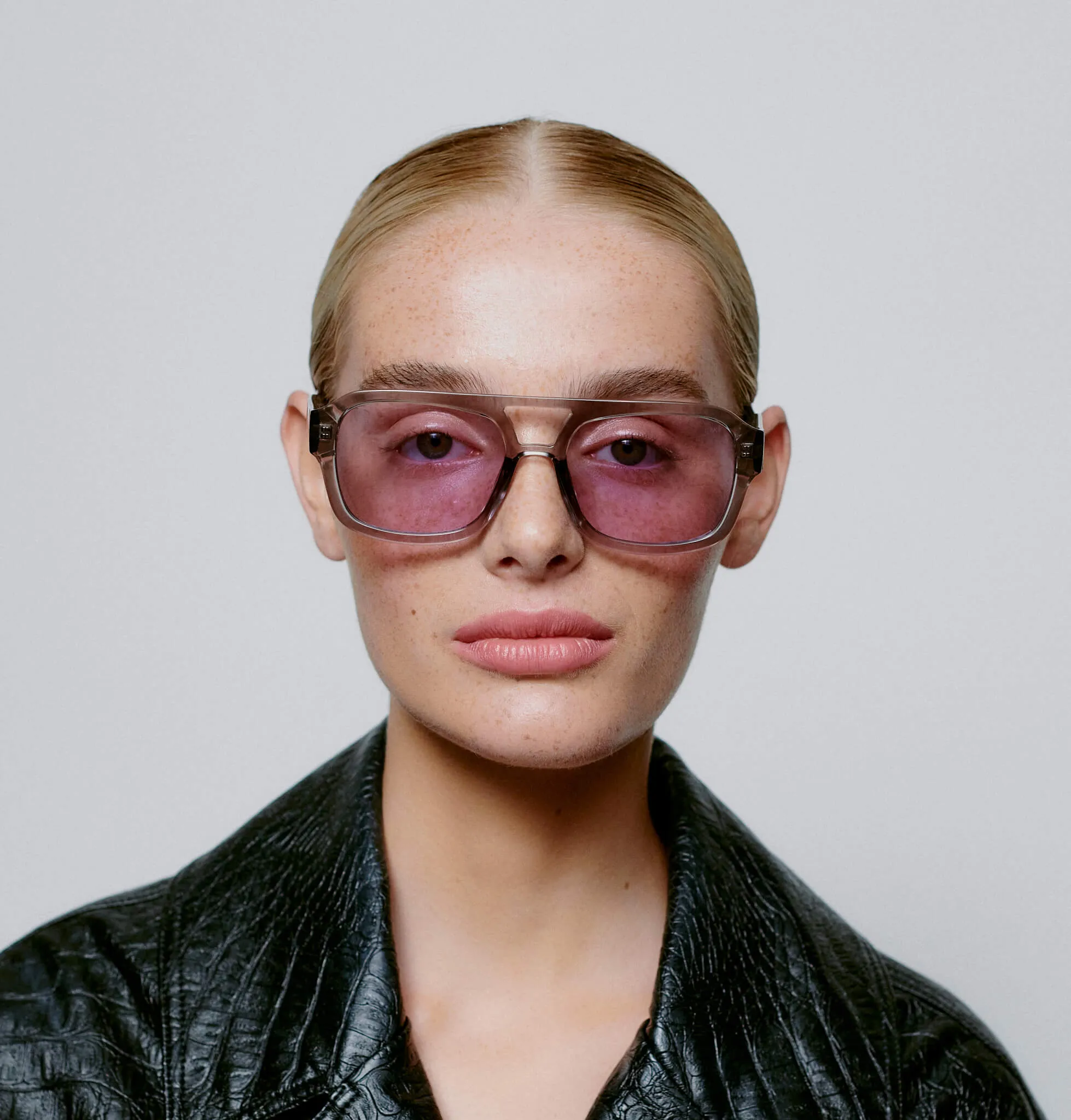 Kaya Sunglasses - Grey Transparent
