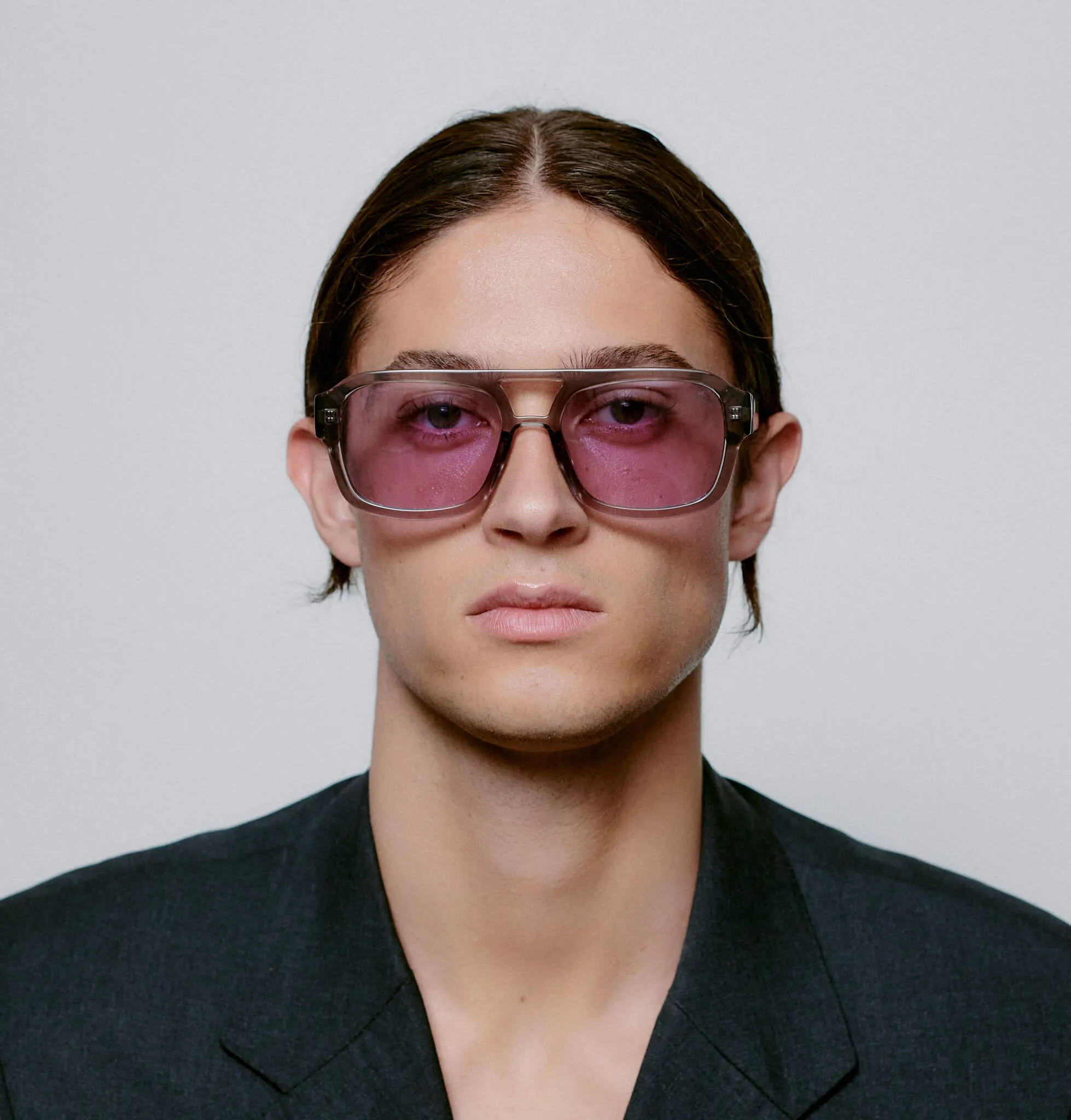Kaya Sunglasses - Grey Transparent