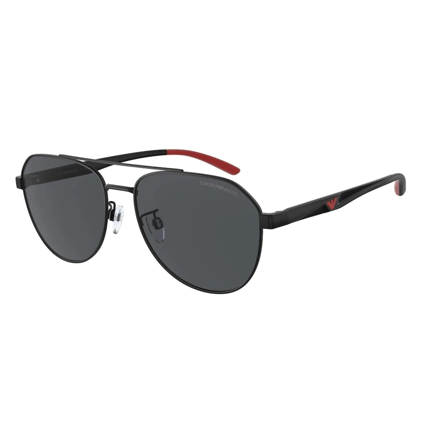 Men's 0Ea2129D Sunglasses In Matte Black/grey