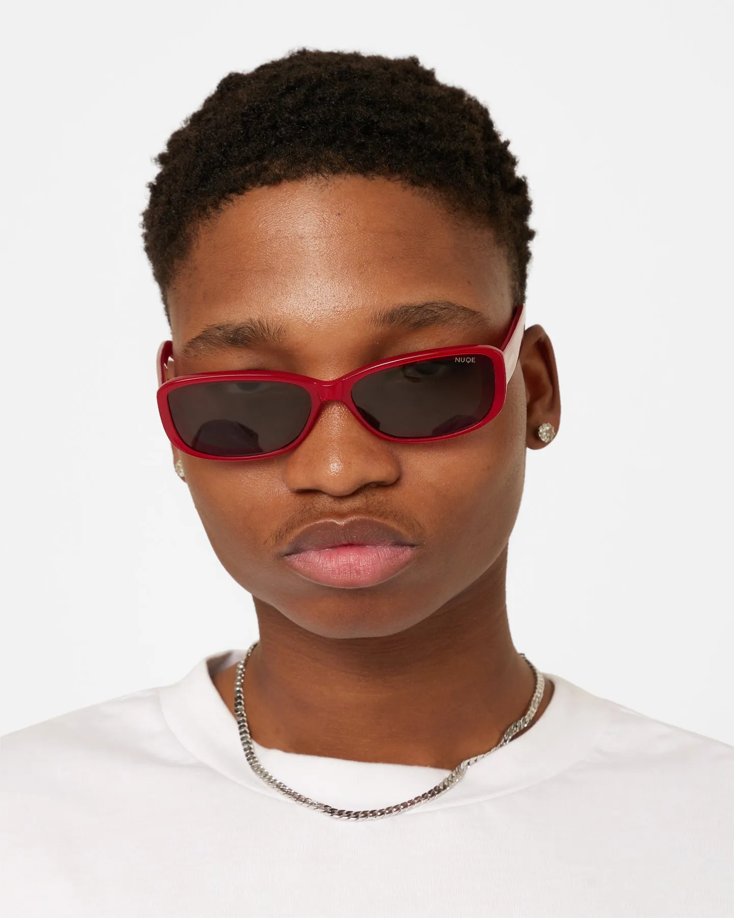 Nuqe Jean Sunglasses Cherry Red/Black