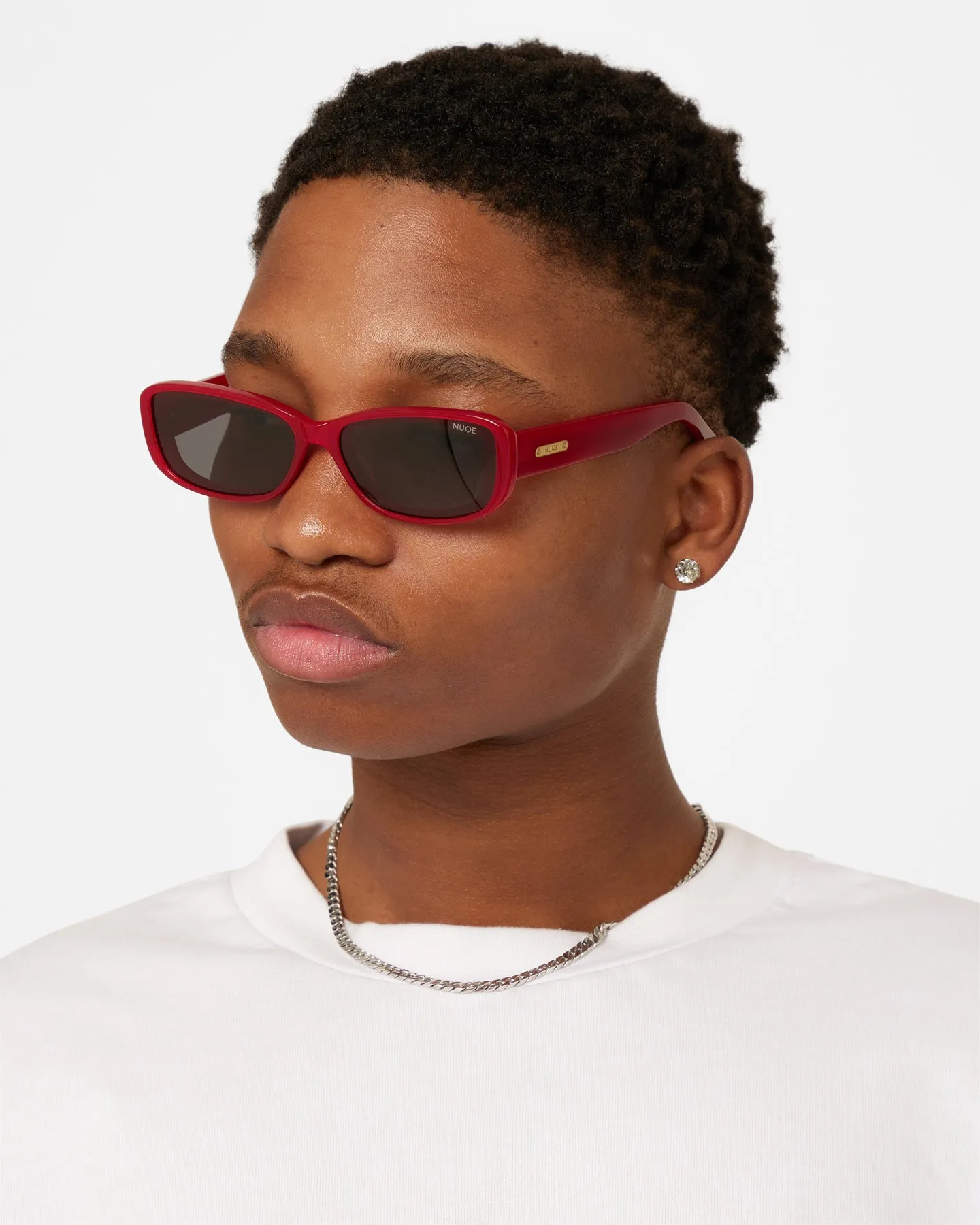 Nuqe Jean Sunglasses Cherry Red/Black