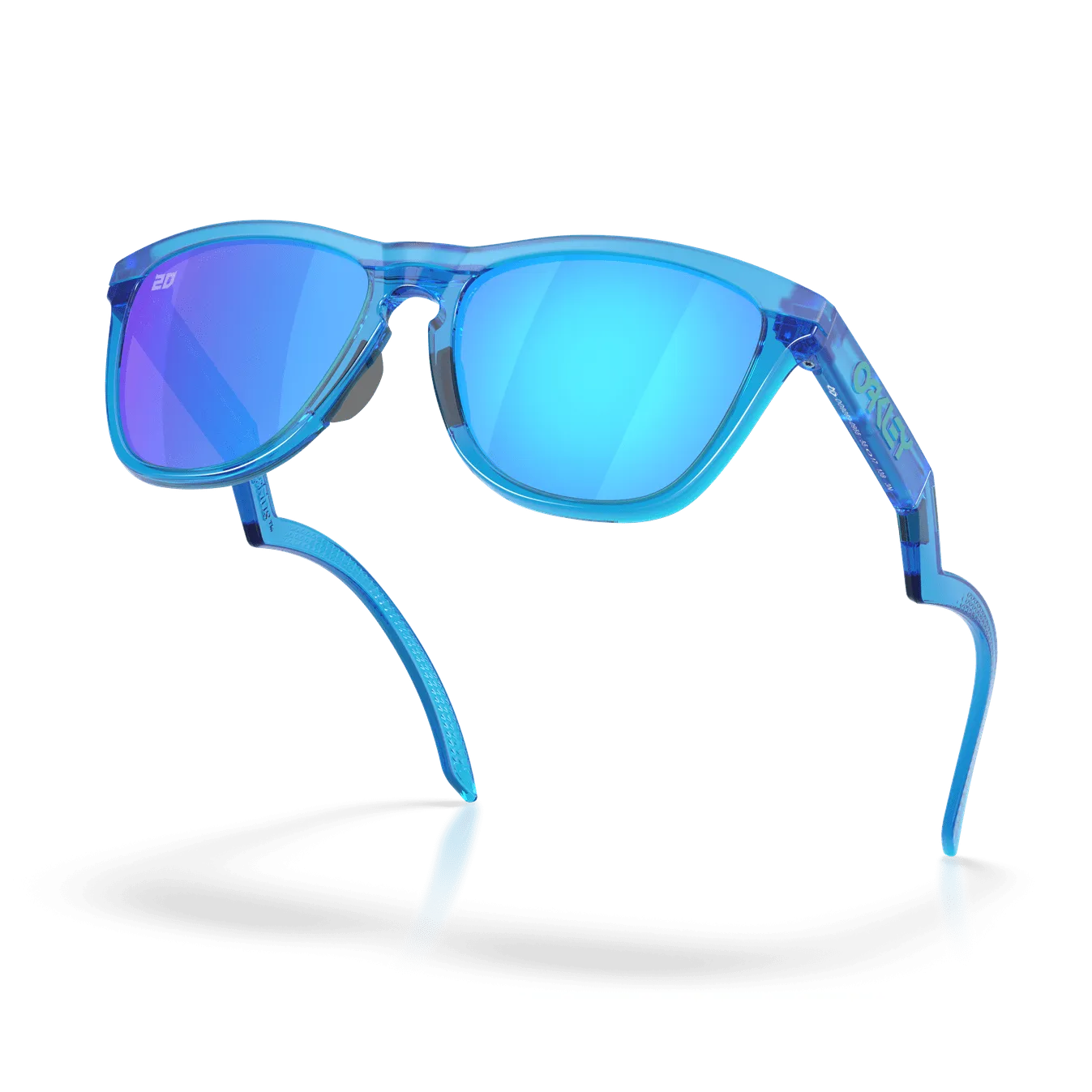 Oakley Frogskins Hybrid Fabio Quartararo sunglasses - Matte Acid Blue Prizm Sapphire