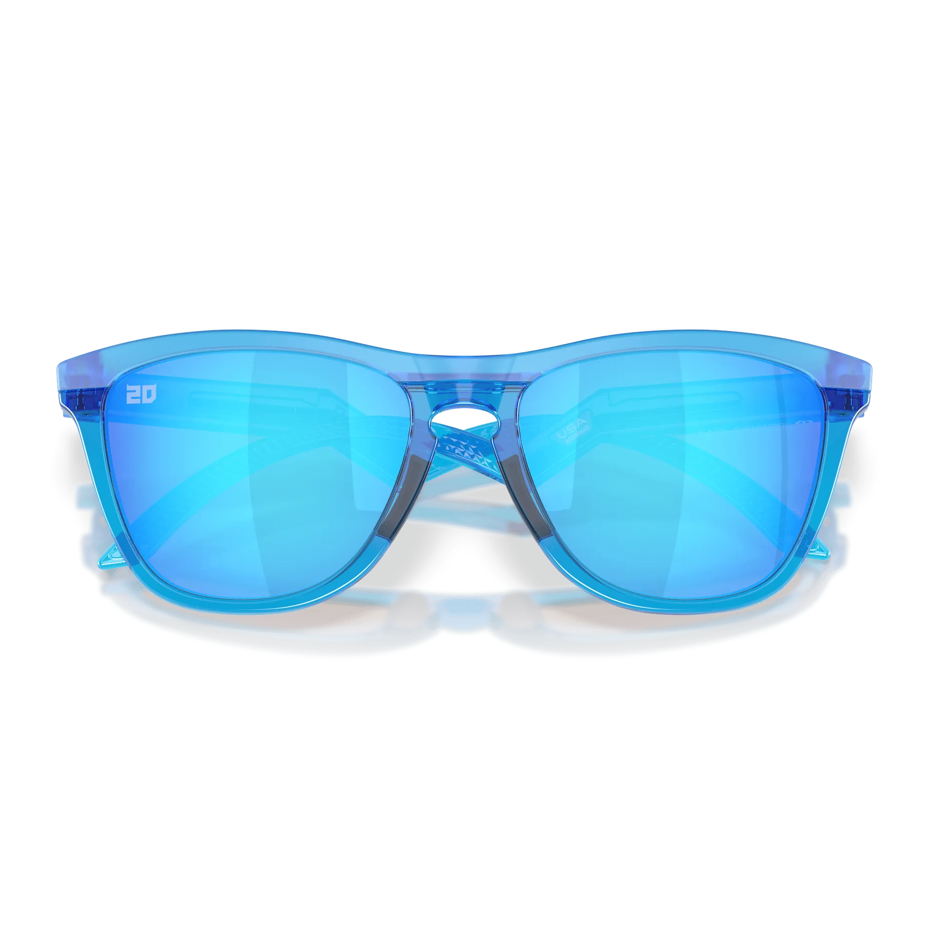 Oakley Frogskins Hybrid Fabio Quartararo sunglasses - Matte Acid Blue Prizm Sapphire