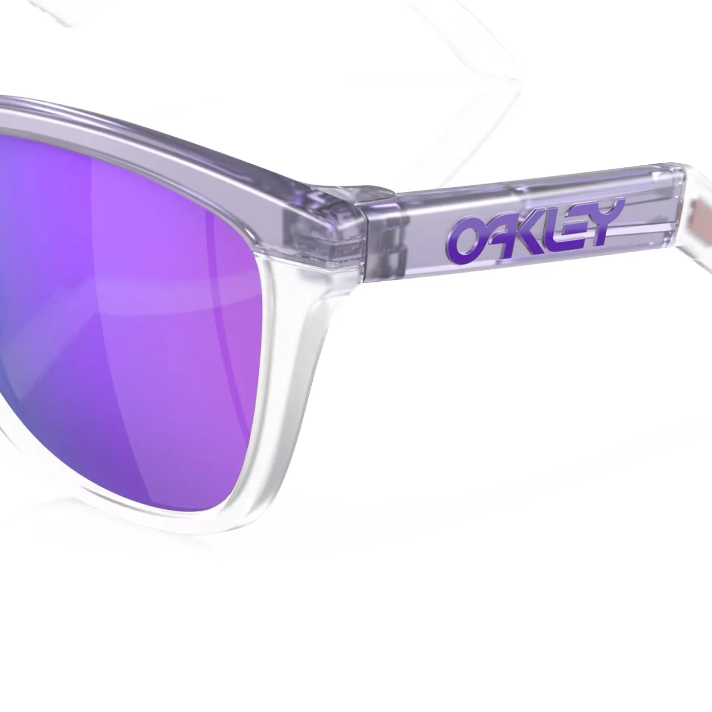 Oakley Frogskins Hybrid sunglasses - Matte lilac prizm clear prizm violet