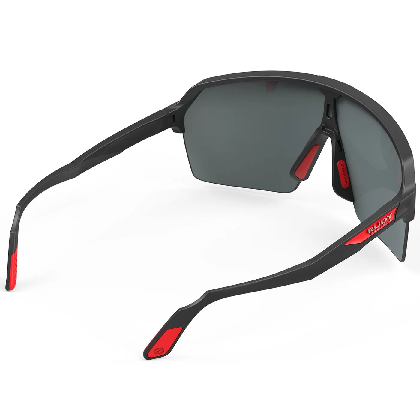 Rudy Spinshield Air sunglasses - Black Multilaser Red