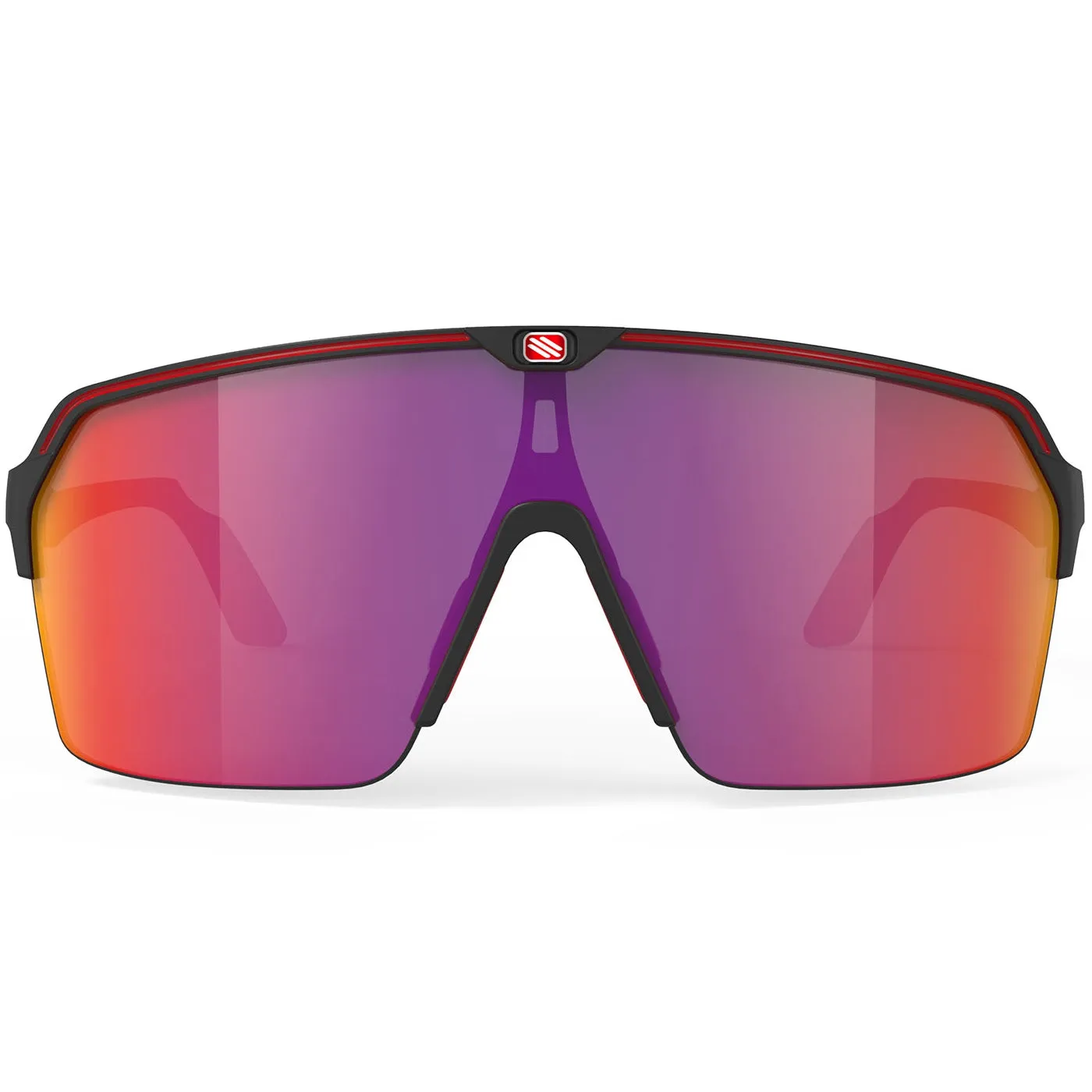 Rudy Spinshield Air sunglasses - Black Multilaser Red