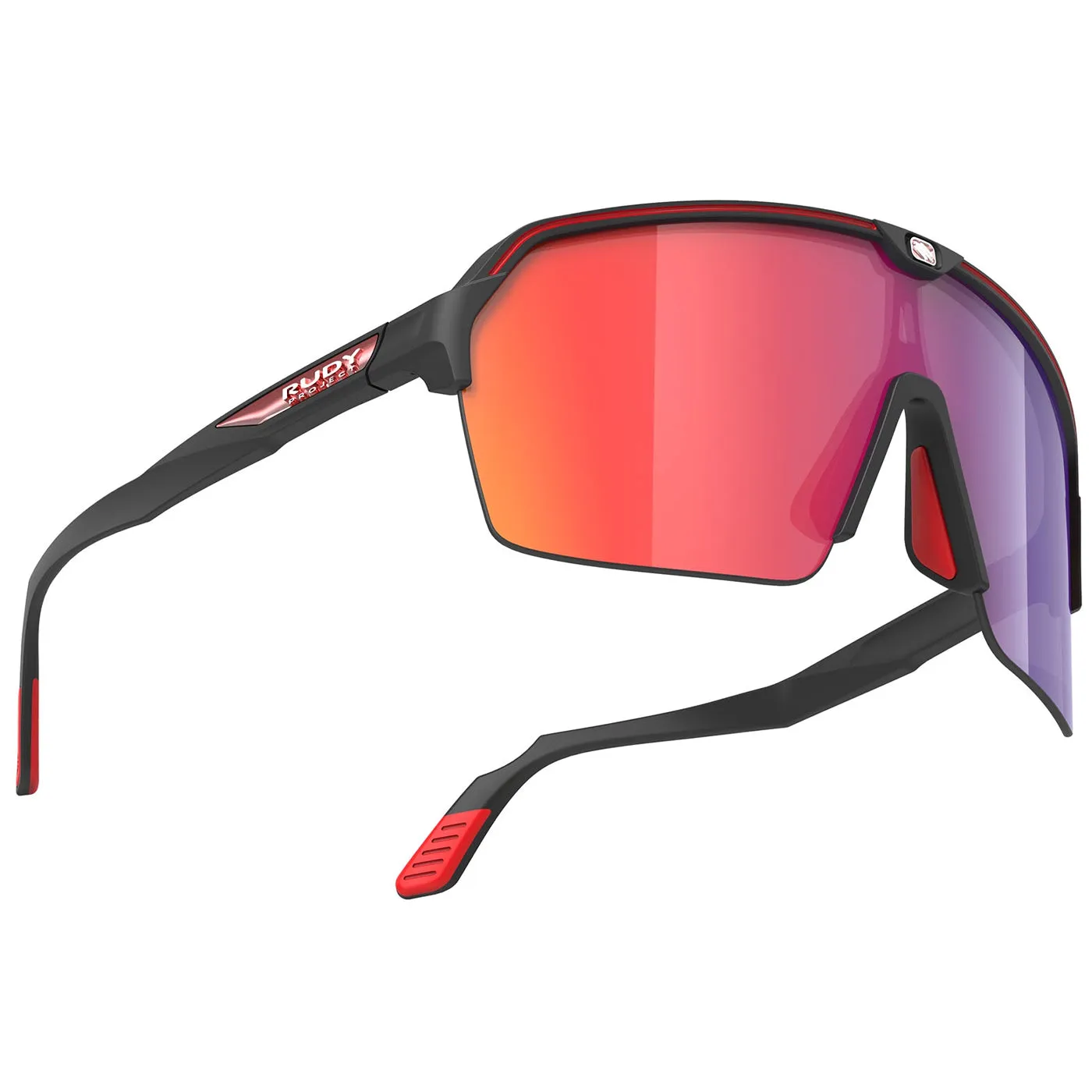 Rudy Spinshield Air sunglasses - Black Multilaser Red