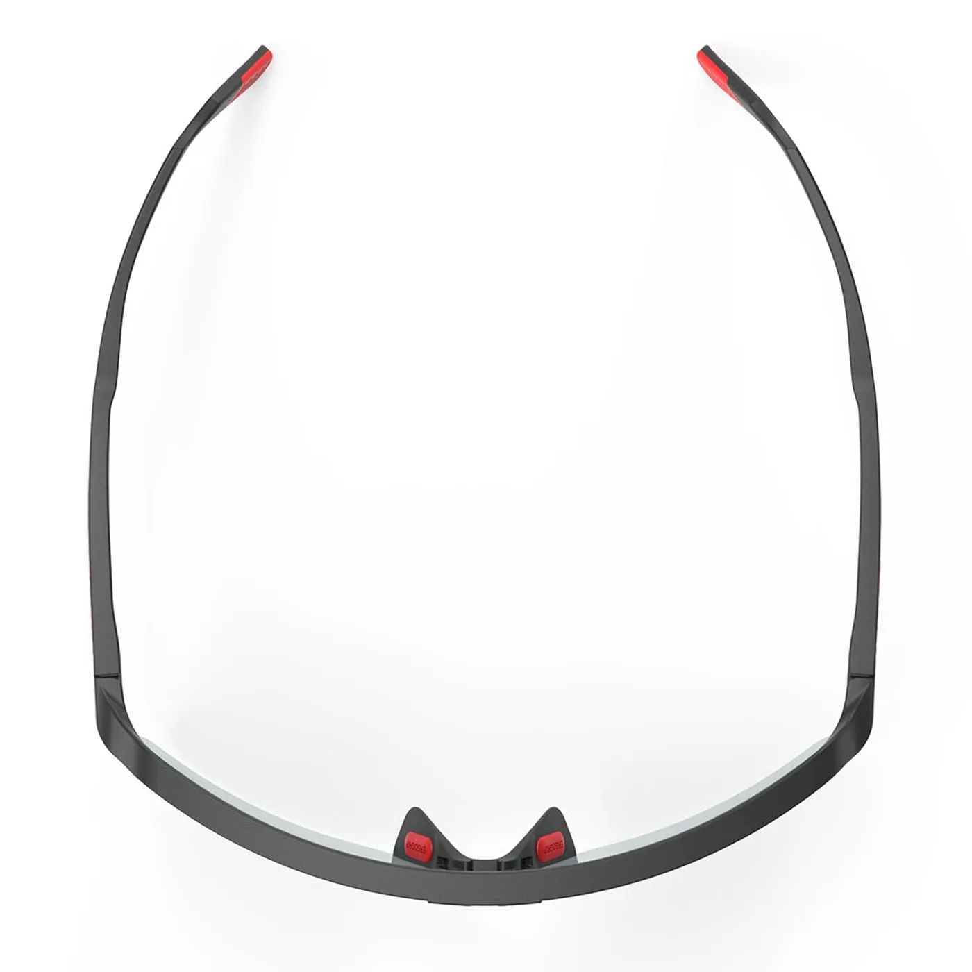 Rudy Spinshield Air sunglasses - Black Multilaser Red