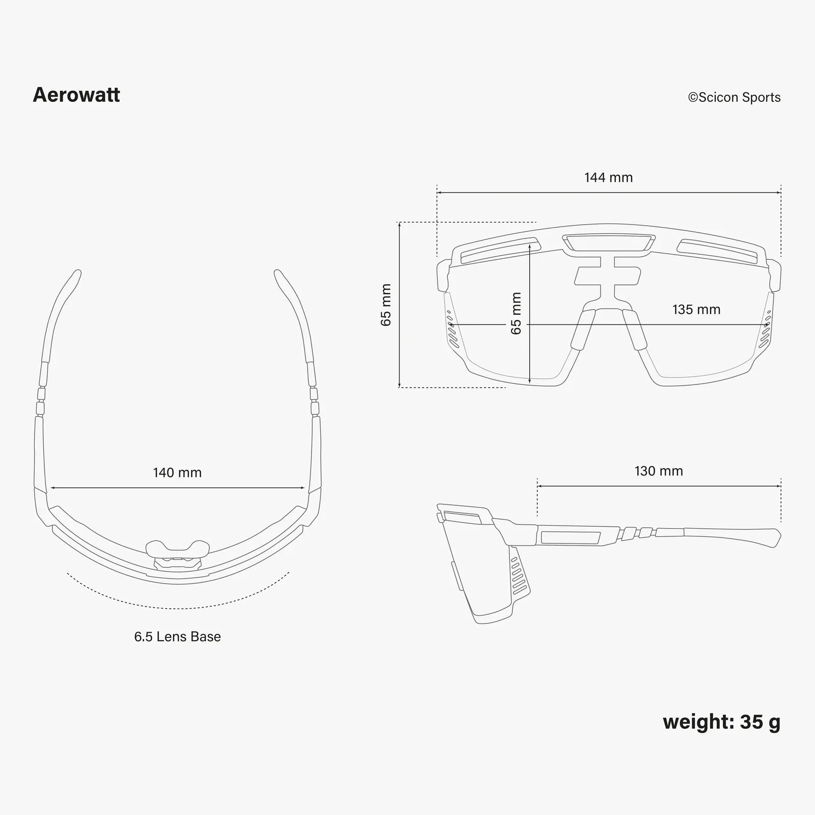 Scicon Aeroscope sunglasses - Crystal Multimirror rot