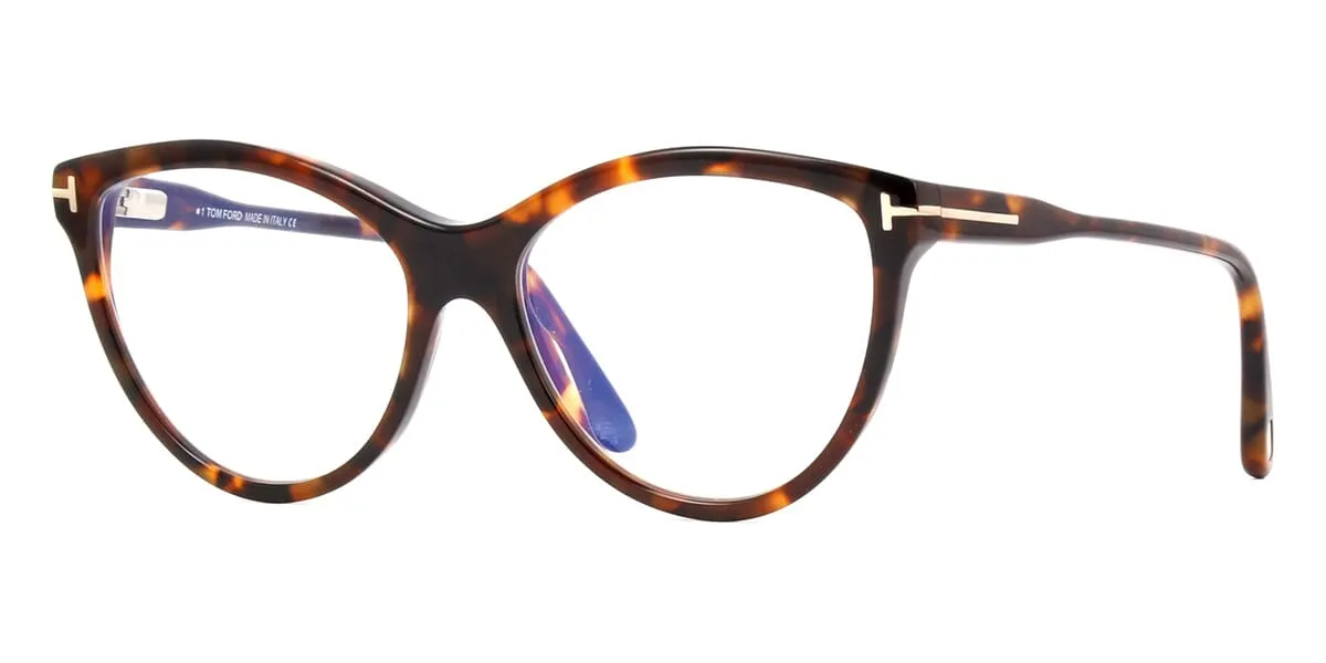 Tom Ford TF5772-B 052 Blue Control with Magnetic Clip-On