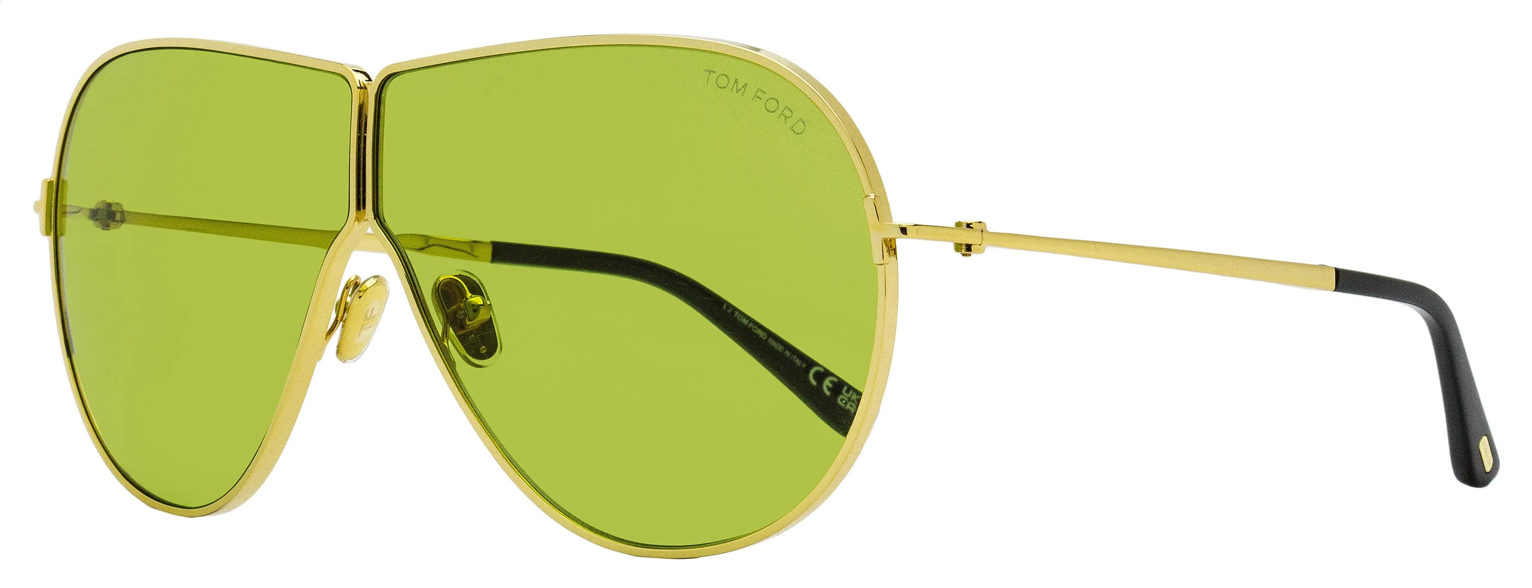Tom Ford Unisex Keating Sunglasses TF1158 30N Gold/Black 71mm