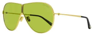 Tom Ford Unisex Keating Sunglasses TF1158 30N Gold/Black 71mm