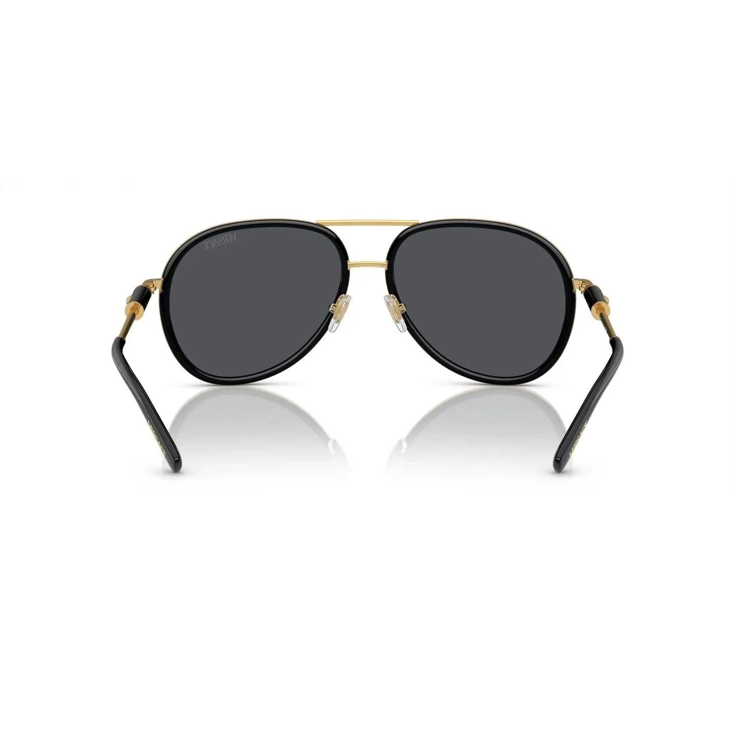 Unisex 0Ve2260 Sunglasses In Black/gold / Dark Grey