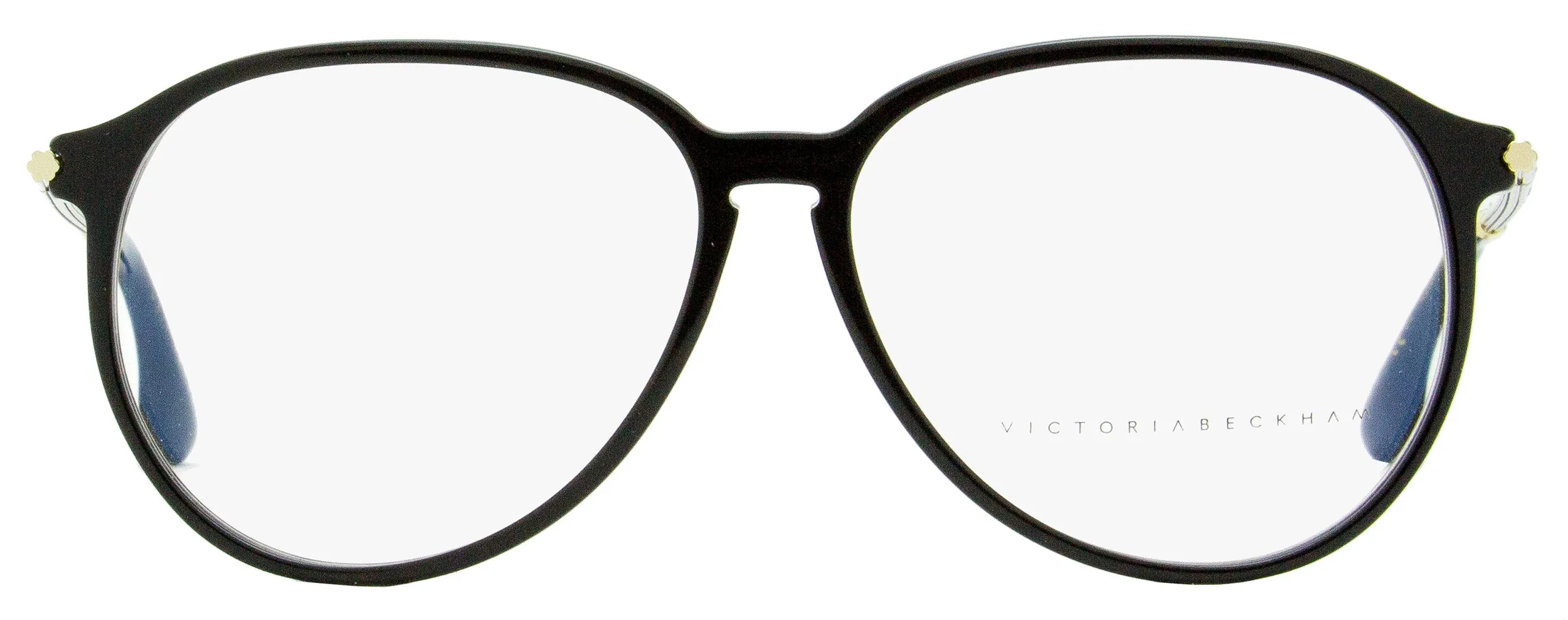 Victoria Beckham Women's Aviator Eyeglasses VB2606 001 Black/Gold 57mm